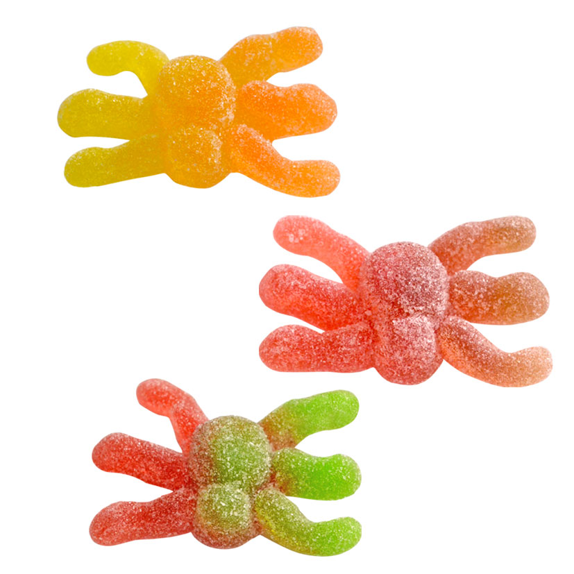 Gummi Hairy Spiders