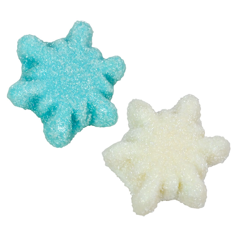 Glitter Gummi Snowflakes